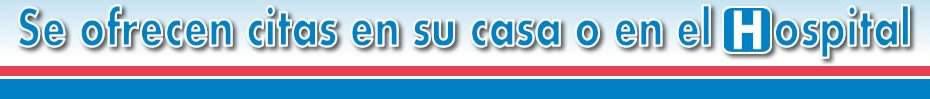Se ofrecen citas en la casa o en el hospital